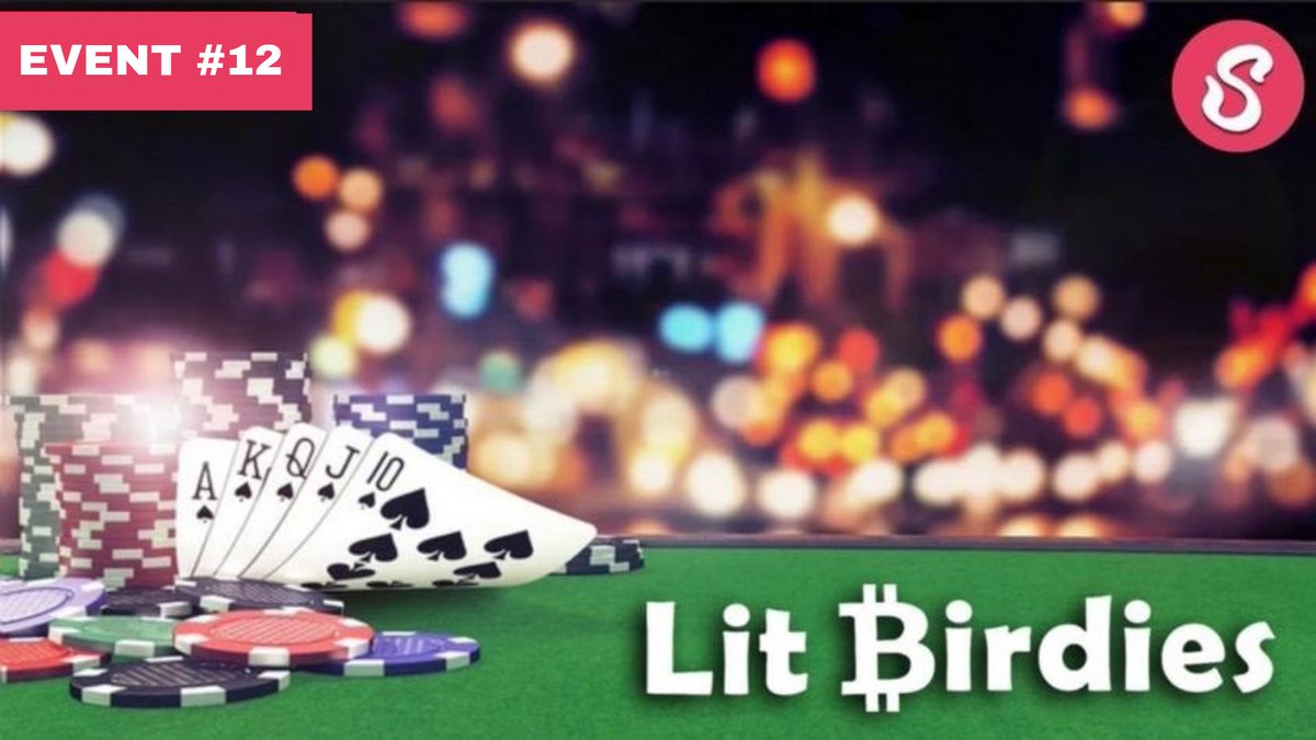 Lit Birdies 🃏 Poker Event #12
+33 Winners 🏆 06/18 - 9pm

GTD Prizes 💰 #NFT #Airdrops
100 Matic + 100k Silk + 50 #NFTs

→ ❤️, RT & Tag 3 Friends

🔗 discord.gg/FMpQHRQ2w6

Join Us For 🔥 #P2E #NFTgames
#nftcommunity #nftgiveaway #lit