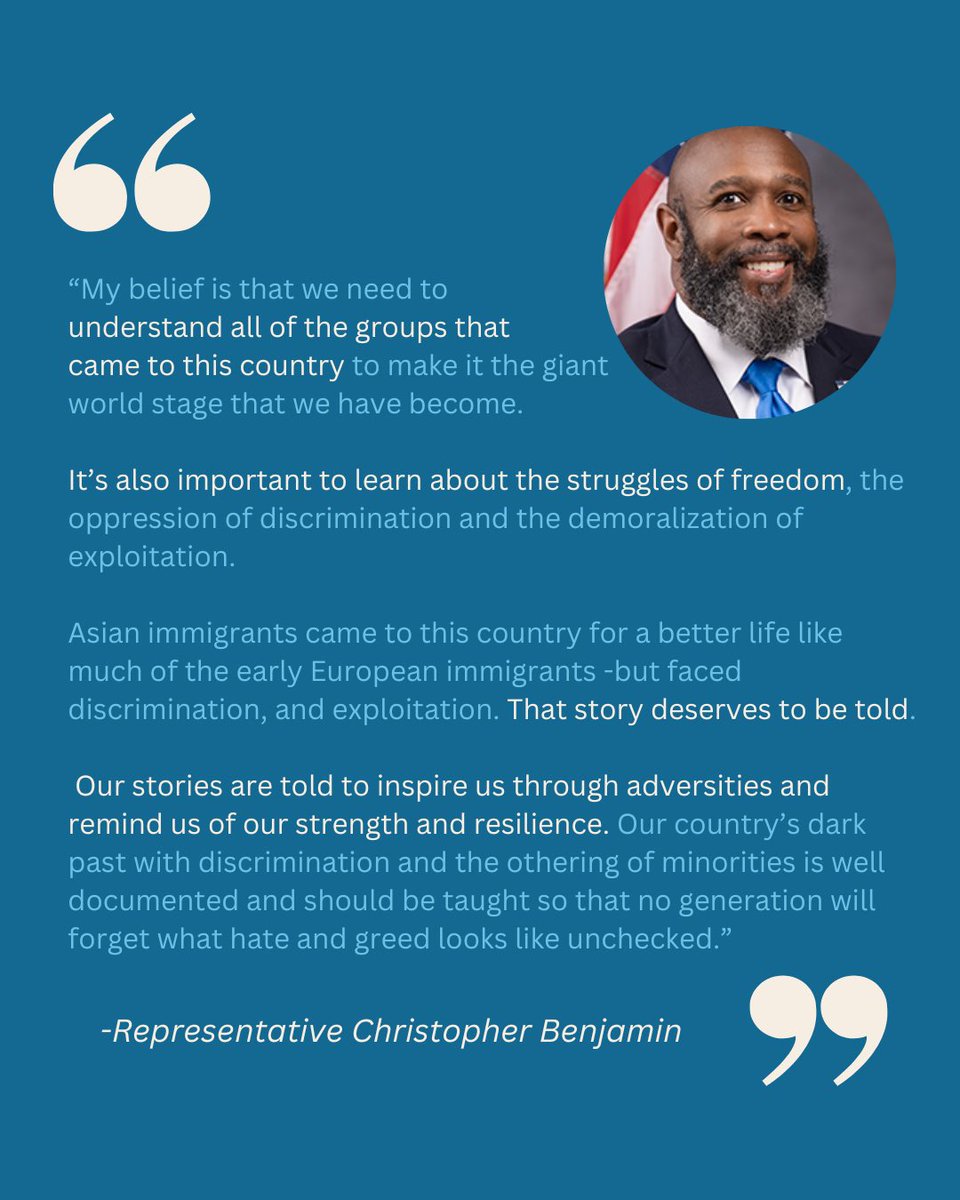 @repcbenjamin thanks for your support of the AAPI community and our legislation to include AAPI history in #florida K-12 curriculum. #education #makeusvisibleflorida #makeusvisible