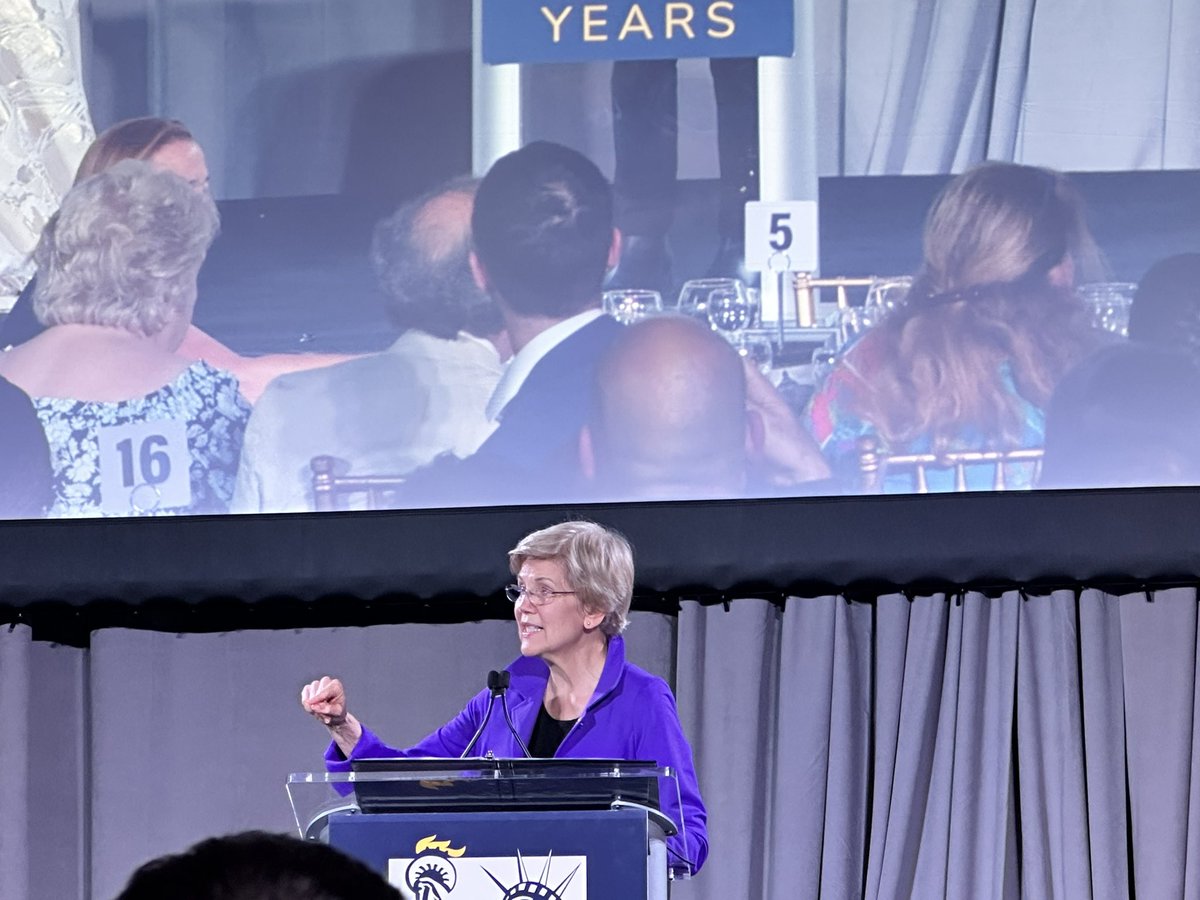OmarBaddar's tweet photo. “The work of @Public_Citizen is making life just a little easier and a little fairer for literally millions of American families” — @SenWarren at #PC50TH https://t.co/5DEVIgW3xy