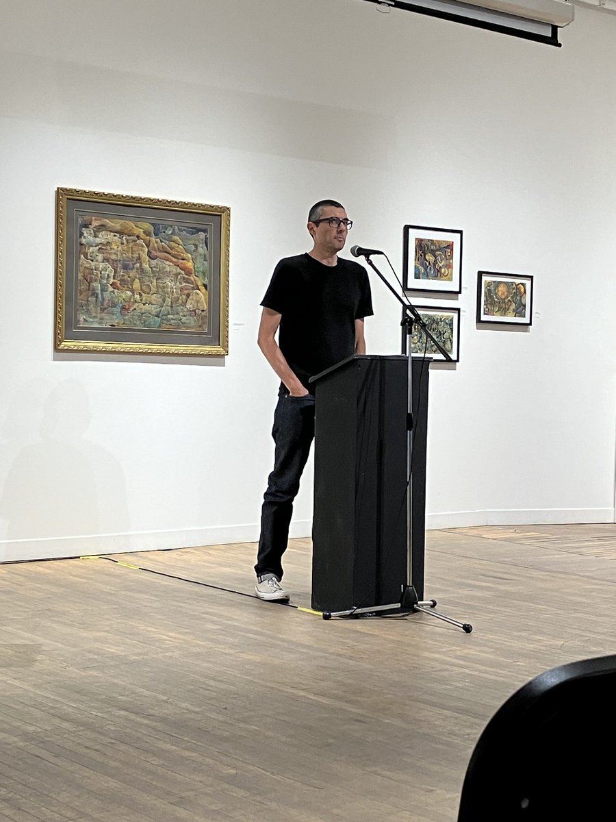 JoshuaLambier's tweet photo. Congrats to Aaron Schneider on the launch of The Supply Chain, debuting with two Souwesto-inspired stories by Jason Dickson &amp; Brooke Lockyer, as well as Aaron Tucker's reimagination of John Ford's The Searchers in contemporary Toronto.

Fab literary night out at @tapcreativityon! https://t.co/Xxe2Kj4uBv