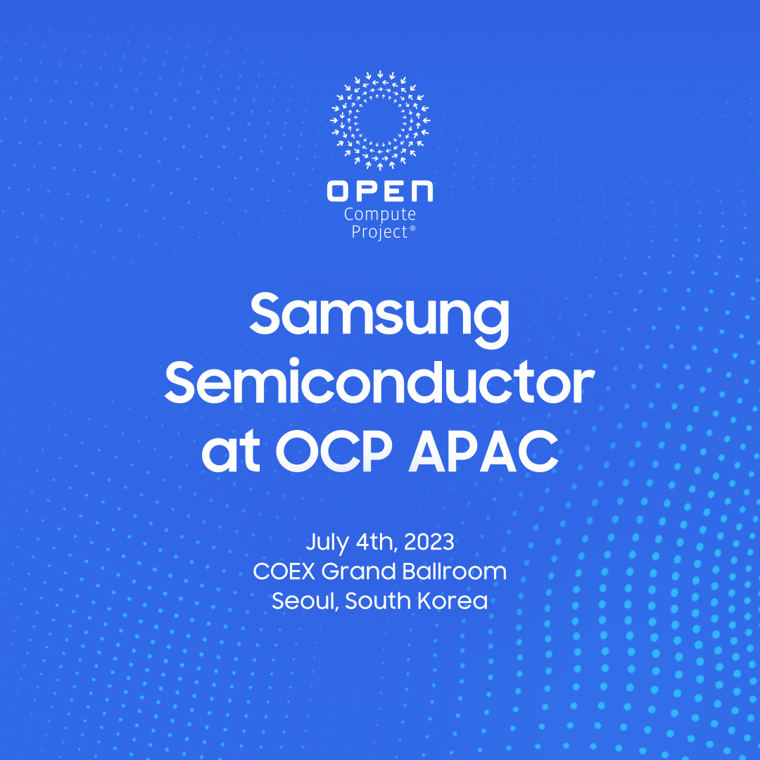 In the age of hyperscale data, #SamsungSemiconductor believes that sustainability must be addressed through global open-source collaboration. Join us at #OpenComputeProject APAC Tech Day and learn more. 2023.ocp.openinfradays.kr