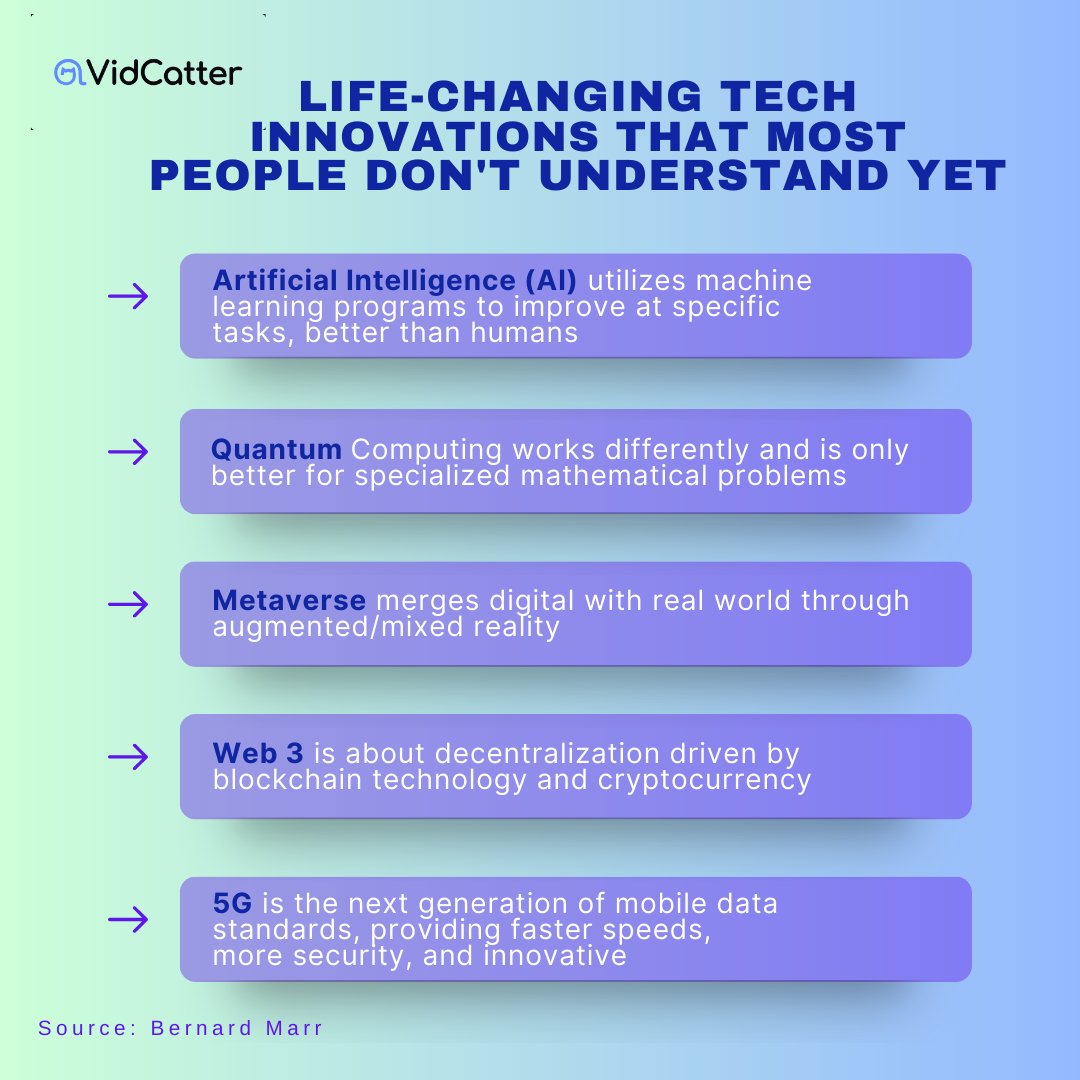 rule34_base's tweet image. Take a glimpse of Bernard Marr&apos;s video blog discussing &quot;5 Revolutionary Technological Advancements That Remain Unfamiliar to the Majority&quot;. Discover more fascinating content with VidCatter. Visit vist.ly/4pxg 
#Productivity #AISummarization