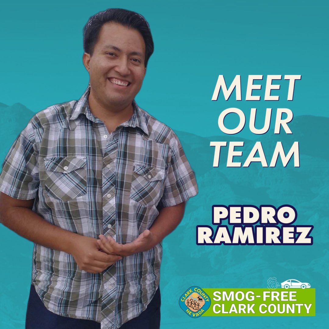 SmogFreeClarkC's tweet photo. Meet…Pedro! 

Pedro is a valuable member of the SFCC team. He prioritizes good customer service, fluently speaks Spanish and English. 

Make sure to call us today so Pedro &amp; the rest of the #SmogFreeClarkCounty Crew can assist you!

(702) 805-5882 https://t.co/KVPzujDTiN
