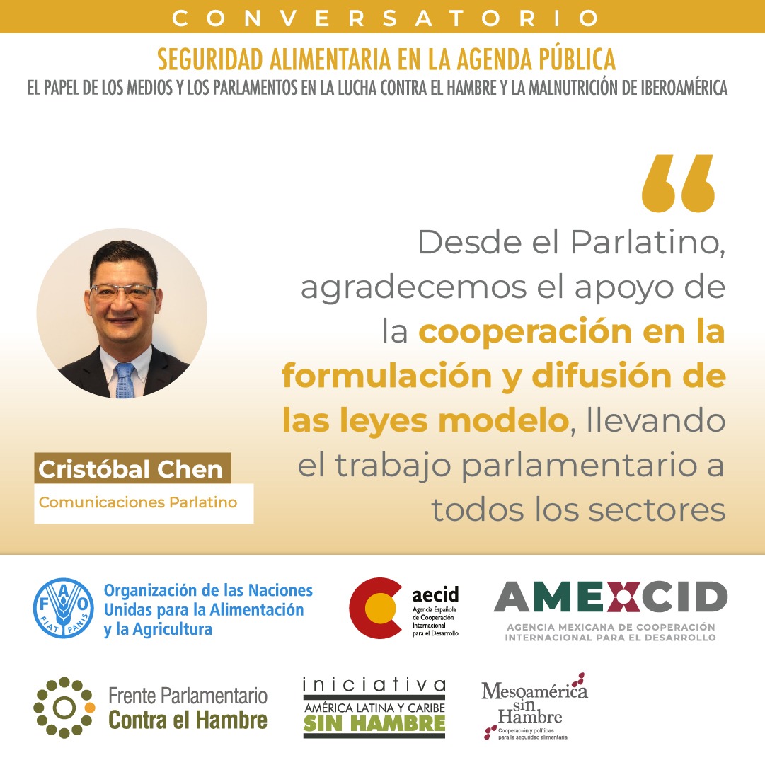 ALCsinhambre's tweet photo. ⭕️ Especialistas de #ComunicaciónParlamentaria @Marisofi2507 @PARLASUR @Chencyn @Parlatino_org y  @brivalenzuela @carolamarzan se unen a #PactoContraElHambre para poner en lo más alto de las agendas públicas a la #SeguridadAlimentaria https://t.co/lAGk7mSfUC