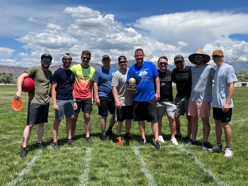 Top athletes from Texas Instruments and Duncan Aviation went head to head this last weekend in a kickball tournament fundraiser for United Way 💥🥊 After several preliminary games, a hot dog break, and an epic final battle, Duncan Aviation took home the golden kickball 🏆️⁠