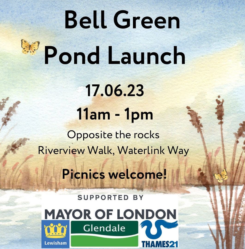 LewishamWhisper's tweet photo. To celebrate the renovation of the Bell Green Pond, @FriendsoftheRiverPool are organising a family picnic  this Saturday.  🧺🍓
#Free #RiverPool #ThisSaturday #Lewisham #LewishamRivers #Waterlink @Thames21 https://t.co/oY7sYO3nH7