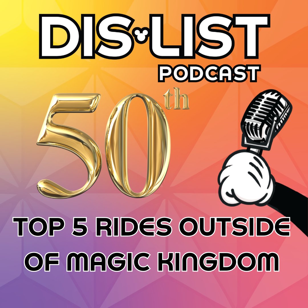 Celebrate 🎉 with Nick and Rob as they release their 50th episode at midnight. In their very first episode they ranked their top rides in Magic Kingdom. So, to celebrate their 50th they decided to rank their top rides outside the eldest park.
 Stream us on all major platforms.