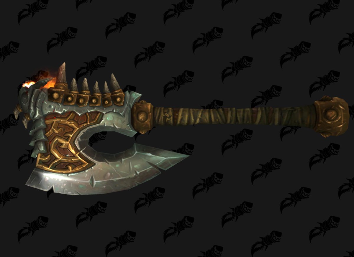 Portergauge's tweet photo. Orc players, after 10 years of being a cancelled legendary, it's finally here. https://t.co/juLtHtiqTh