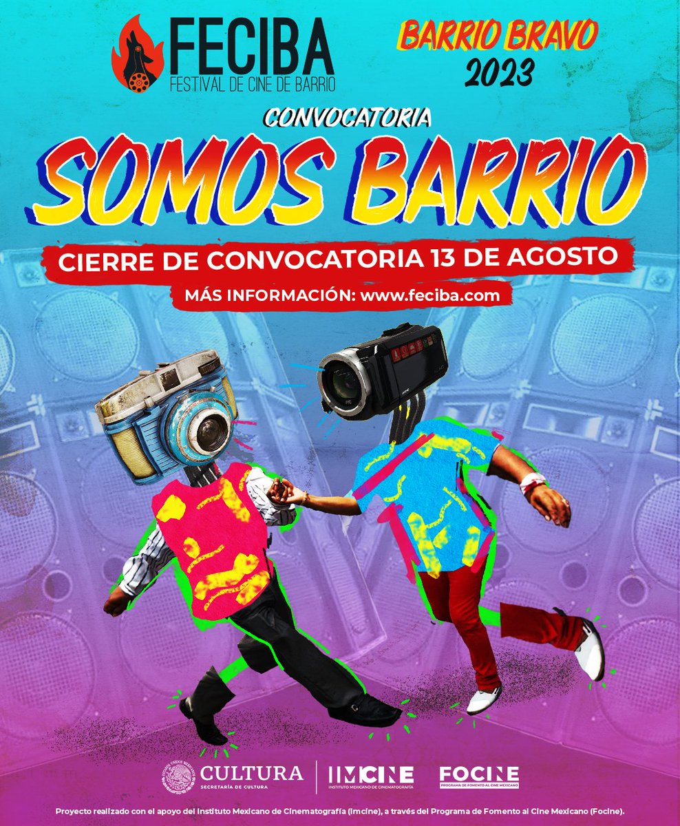 fecibacine's tweet photo. 🚨 ¡Ya está abierta nuestra convocatoria de competencia 𝗦𝗼𝗺𝗼𝘀 𝗕𝗮𝗿𝗿𝗶𝗼!🚨

Este año llegamos a 𝗧𝗲𝗽𝗶𝘁𝗼 para hacer el Festival de Cine de Barrio 𝗕𝗿𝗮𝘃𝗼👊🏾.

🎬Consulta las bases en: https://t.co/yEjup4bGd2 
¡Tienes hasta el 𝟭𝟯 𝗱𝗲 𝗮𝗴𝗼𝘀𝘁𝗼! https://t.co/B5aX9bjMRk