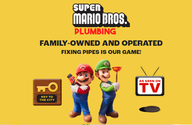 GoNintendoTweet on Twitter "The Super Mario Bros. Plumbing website