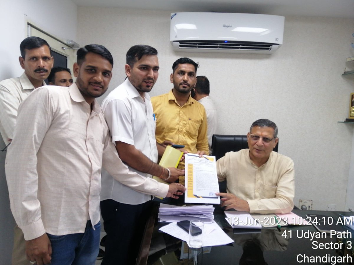 #regularization_policy_2023🙏🙏 <a href="/PMOIndia/">PMO India</a> <a href="/HMOIndia/">गृहमंत्री कार्यालय, HMO India</a> <a href="/cmohry/">CMO Haryana</a> <a href="/anilvijminister/">Anil Vij Ambala Cantt Haryana, India</a> <a href="/BJP4India/">BJP</a> <a href="/BjpBiplab/">Biplab Kumar Deb</a> <a href="/mlkhattar/">Manohar Lal</a> <a href="/narendramodi/">Narendra Modi</a> <a href="/JPNadda/">Jagat Prakash Nadda</a> <a href="/OPDhankar/">Om Prakash Dhankar🇮🇳</a> 🙏महोदय जी कई कई सालों से प्रॉपर चैनल से लगे हरियाणा के पार्ट 2 कर्मचारियों को पक्का करके पुण्य का कार्य करें 🙏बीजेपी सरकार जिंदाबाद🙏