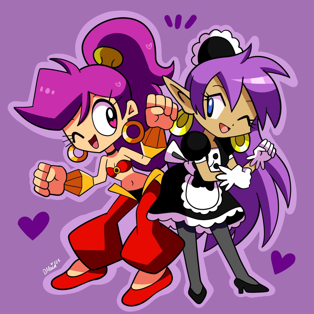 Domestic and Shantae clothes swap!