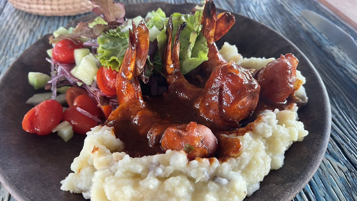 Agricola’s Shrimp Diablo is flippin amazing #food #foodie #todossantos #baja #bajafoodie