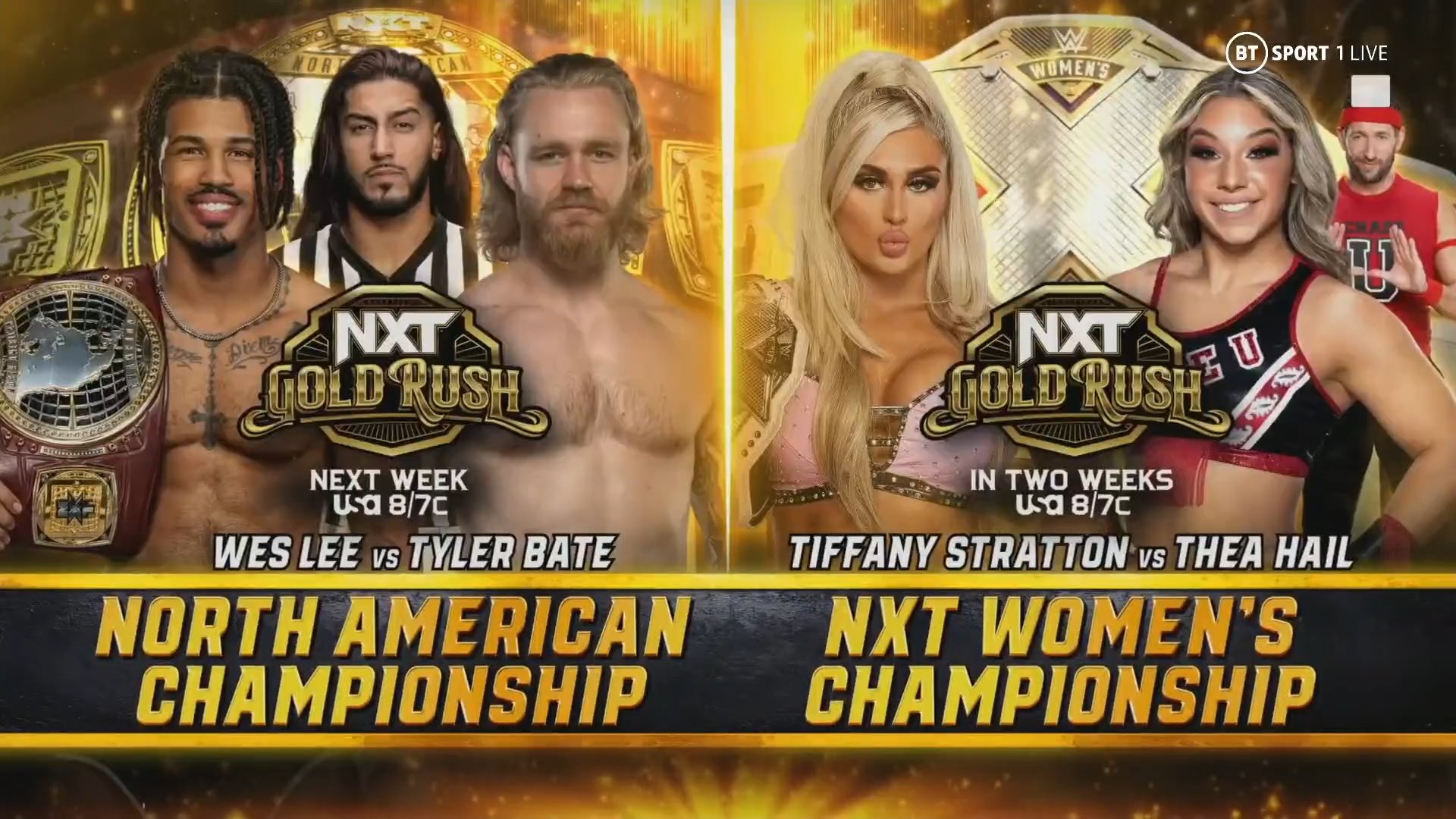 NXT Gold Rush 2023 Multiple Championship Matches Announced By WWE