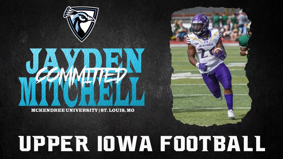 Jayden Mitchell (@jaymitch6_) on Twitter photo After having great conversations with <a href="/CoachParling/">Heath Parling</a> , <a href="/Coach_Hoskins/">Jason Hoskins</a> , and @uiucoachtuck I think it would be in my best interest to commit 110% to Upper Iowa University. <a href="/Upper_Iowa_FB/">Upper Iowa Football</a> can’t wait to get started! After having great conversations with <a href="/CoachParling/">Heath Parling</a> , <a href="/Coach_Hoskins/">Jason Hoskins</a> , and @uiucoachtuck I think it would be in my best interest to commit 110% to Upper Iowa University. <a href="/Upper_Iowa_FB/">Upper Iowa Football</a> can’t wait to get started!