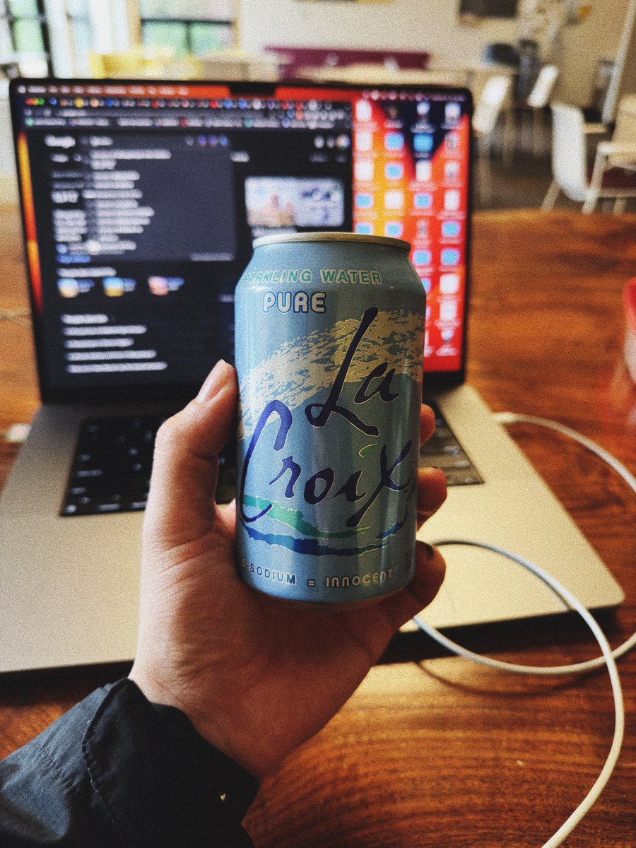 JustJoshPerez's tweet photo. If drinking plain carbonated water is wrong, I don’t want to be right https://t.co/IlOaaMbtup