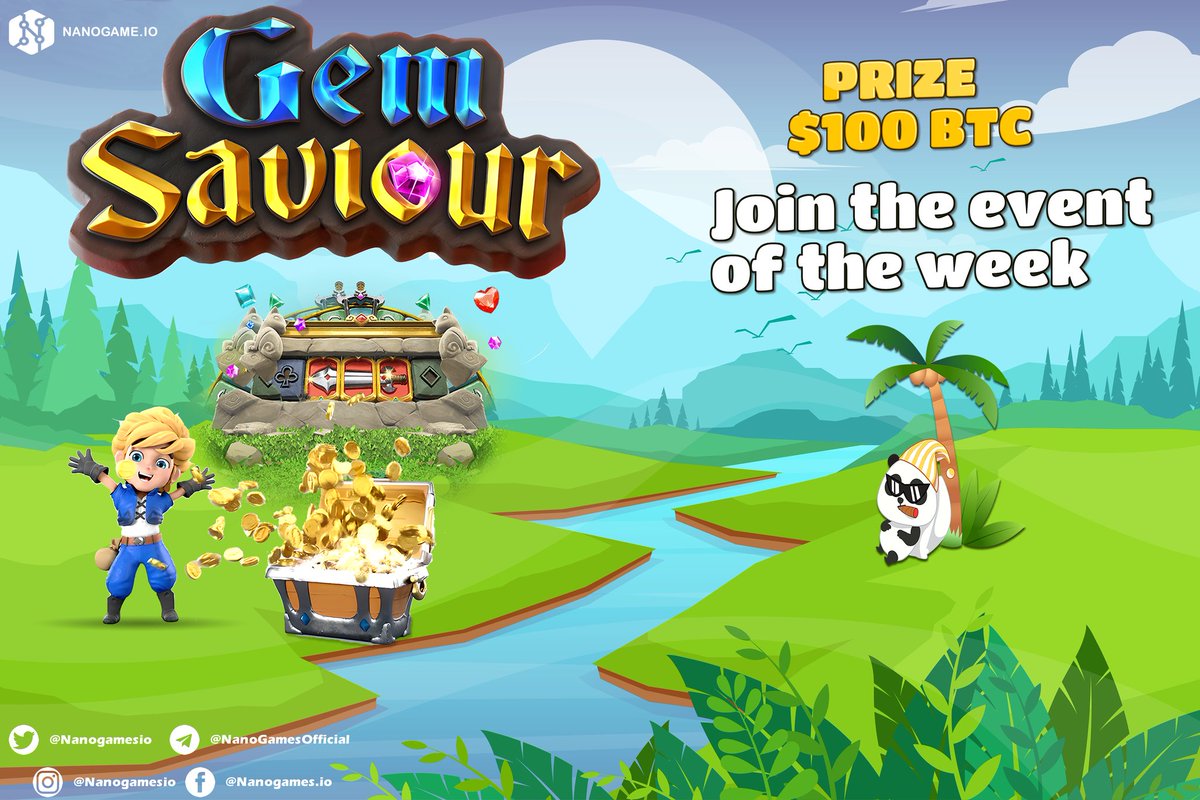 Our featured game of the week is "Sword" 🕹

🏆$50 for 2 random players

✔Post a screenshot playing Sword (CUB included)
✔Like + RT Using #Bitcoin
✔Tag friends
🔺️Minimum VIP Allowed 10+

nanogames.io/sword

⏳Ends 48 hours!

#BTC #BNB #USDT #TRX #LTC #ETH #Giveaway