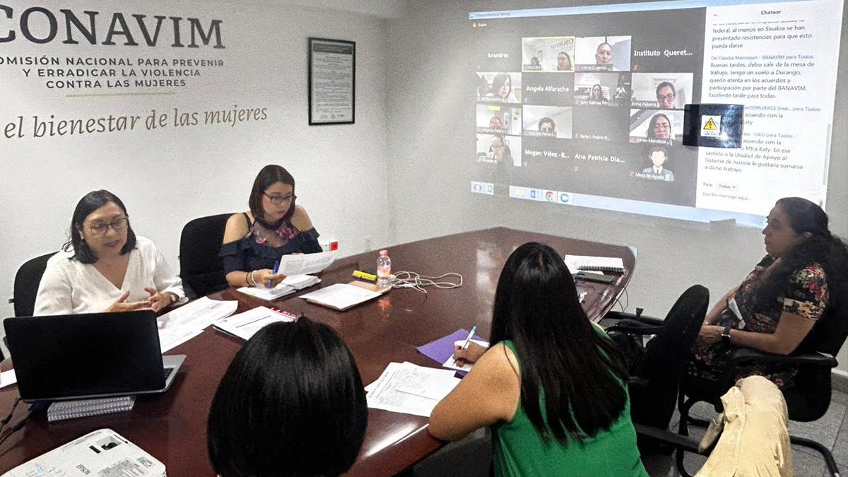 CONAVIM_MX's tweet photo. #UniendoEsfuerzos | Mesa de trabajo de la Comisión de Sanción para la construcción de una ruta crítica y el diseño de una propuesta de trabajo para atender los acuerdos derivados de la XLIV y XLIX del #SNPASEVM. En #CONAVIM #SomosTuRedDeApoyo https://t.co/TXasYh1pp4