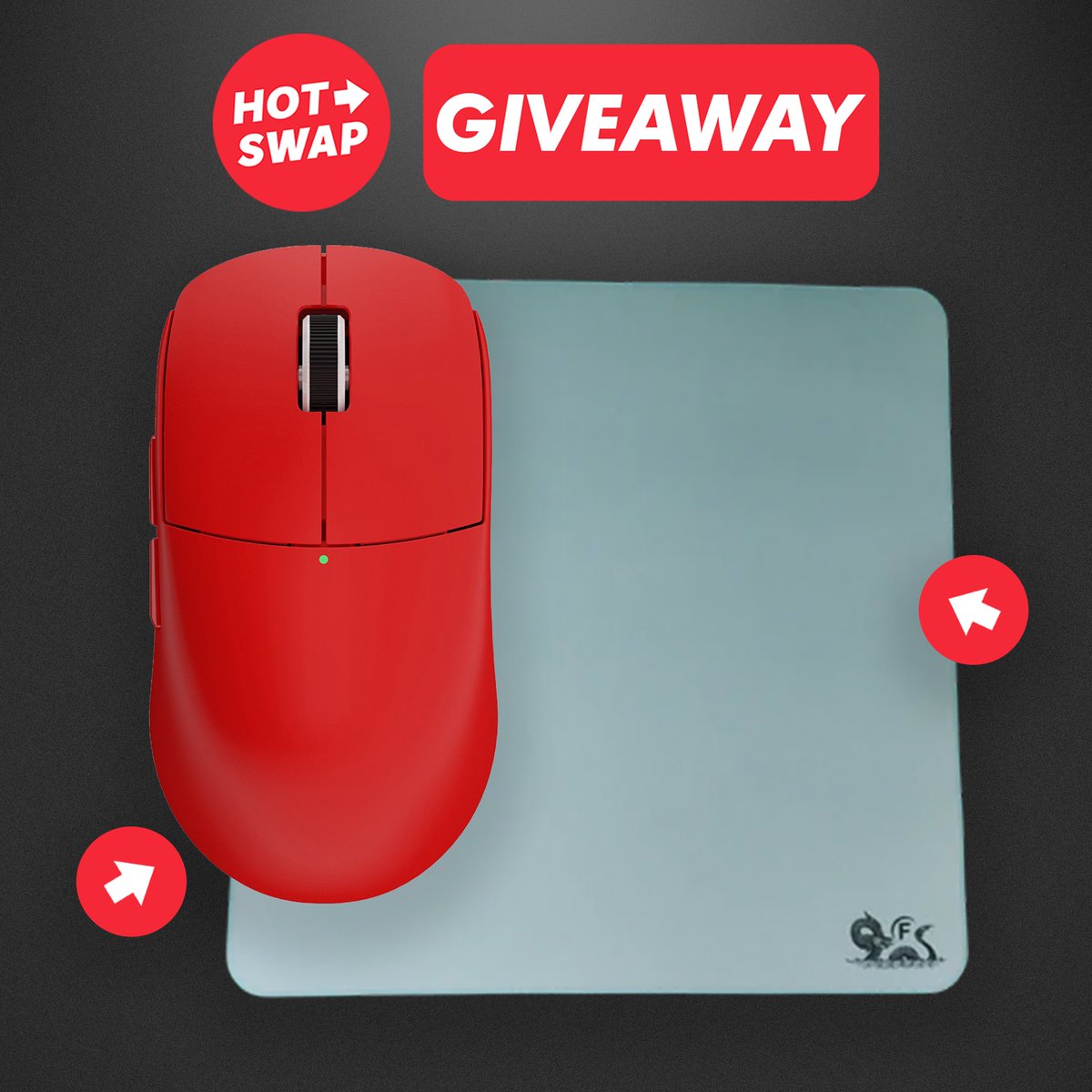 HotSwapBST's tweet photo. GIVEAWAY TIME!!!

We’re giving away 
1 - Red Ninjutso Sora
1 - FreeFall SV BASE Control+ Mousepad

To enter all you have to do is:
Like ❤️
Retweet ♻️ 
Tag 2 friends 2️⃣
Follow Us ���
Join Our Discord ✔️
React to our giveaway announcement in our Discord 🎉 

Giveaway ends June 20th! https://t.co/Cn7GGhYJ6B