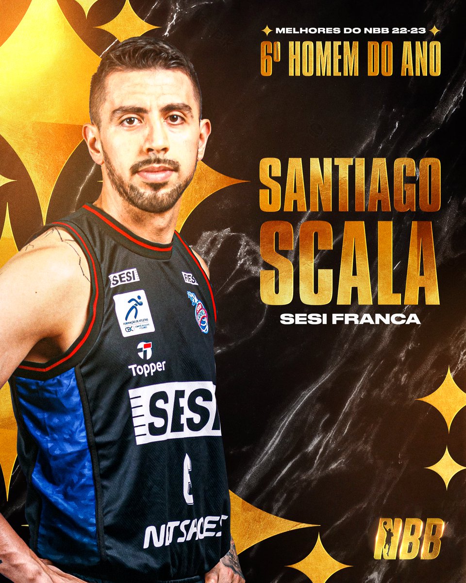 O GATILHO QUE MUDA O JOGO! 🔥

<a href="/santiagoscala/">santiago  scala</a> conquistou o prêmio de Sexto Homem do #NBB15! 🎖️

⚠️ A votação dos Melhores do Ano é feita por técnicos, assistentes e jogadores das 17 equipes, além de imprensa especializada, comissários e árbitros.

#NossoBasquete | #MelhoresNBB
