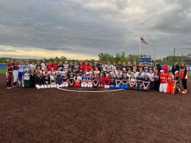Bad weather or not these young woman did a tremendous job in the 2nd Annual Gerry Gentner Senior All Star Game.  We did it!!  We got this one in!!