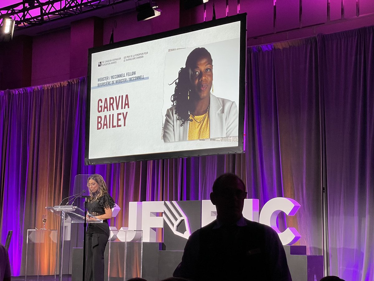 mediagfs's tweet photo. Now that it has been shared at the @cjffjc awards gala, we can tell you!

We are excited to announce that our co-founder @garveyschild is a William Southam Journalism fellow with @MasseyCollege for 2023/2024!⁣ 
⁣
Congratulations from all Media Girlfriends everywhere!⁣ https://t.co/AY6wWA9OsE