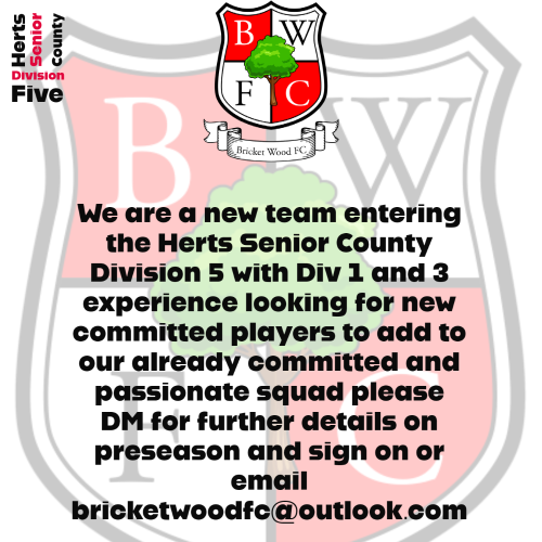 Bricket Wood FC (@fcbricketwood) on Twitter photo 