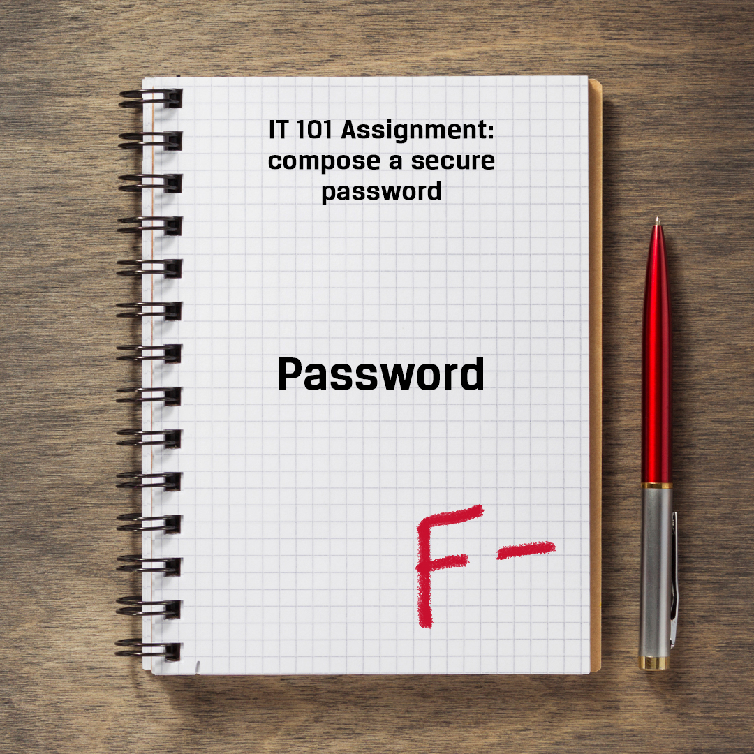 If you’re looking to be top of the class, #passphrases are the best way to bump up your grade. 🍎 #Cybersecurity