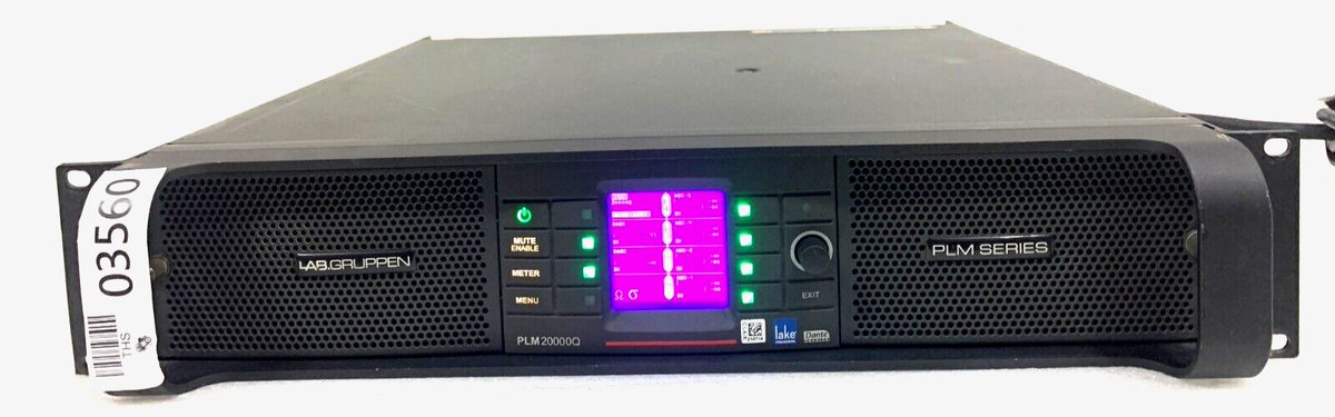 TrueHeartSound's tweet image. Lab Gruppen PLM2000Q Power Amplifier W/Powercon NAC3FC-HC Plug (1) $4,999.00 USD

Please check our website trueheartsound.com or give us a call Whatsapp  1.917.708.3778 or our office number 1.954.616.5622.