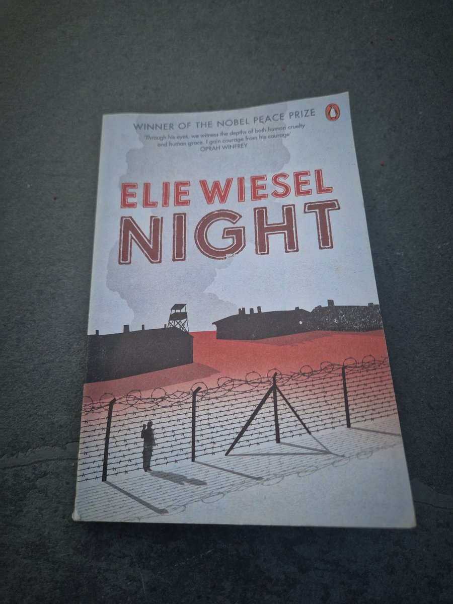 craigwfisher's tweet photo. Profound, moving, and vital eyewitness testimony from a victim of the world's worst crime in history. Unflinching, short read from the darkest corner of modern history. Read it in one sitting. 

#ElieWiesel #Night #Holocaust #survivor #Buna #Auschwitz #Buchenwald #Monowitz #Buna https://t.co/EgsKsuL6KW