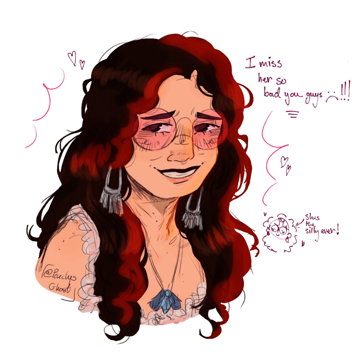 Guys I miss Flower EVERYONE QUICK ACT SHOCKED!!
Anyways I doodled her,,, need her back right now I'm so serious I miss that ridiculous hippie😵‍💫💔
.
.
#GhostsCBS #CBSGhosts #LetsGhost #Welcome2Woodstone