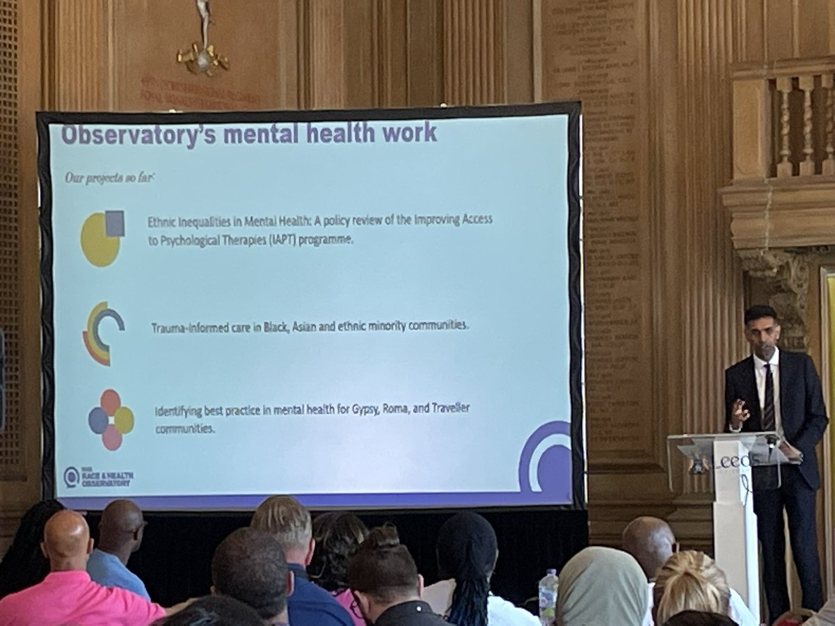 Our CEO @DrHNaqvi gave a keynote speech today at the #BlackMenInConference in Leeds hosted by @BHILeeds. Important discussions on practical action to close gaps in mental health inequalities experienced by Black communities.