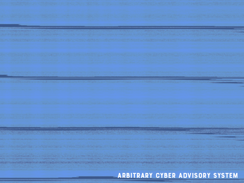 acybersas's tweet photo. Arbitrary Cyber Security Advisory System Has Been Elevated To:  Corn Flower Blue https://t.co/3SNraawzPb