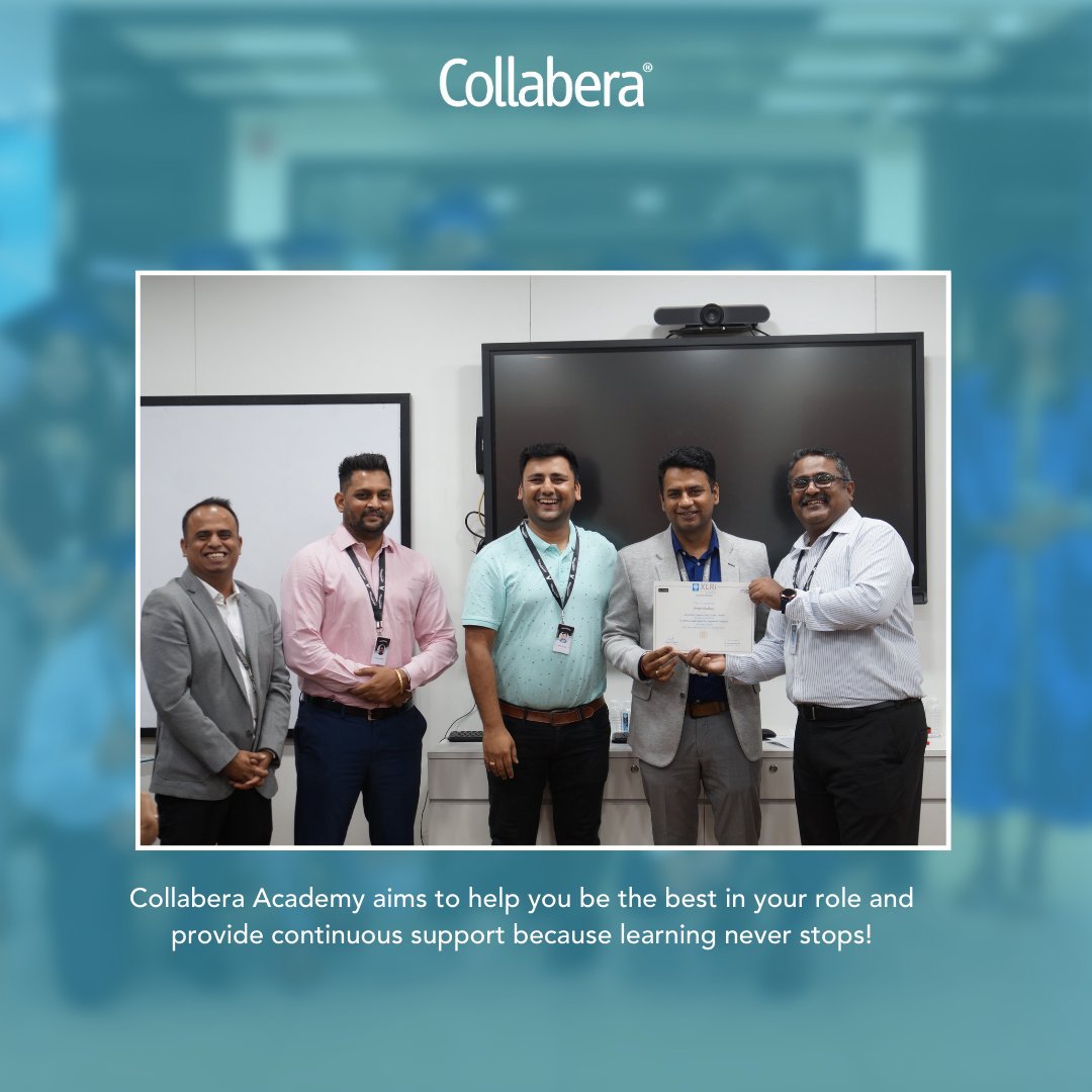 CollaberaGTC's tweet photo. Graduation Day of Leadership Development Training Program!  
#collaberacademy #collabera #leaning #leadershipdevelopment #topbschool #executivelearning #learnandgrow #collaberagtc https://t.co/2df5UbKd9I