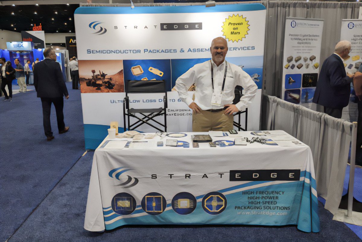 StratEdge will showcase its thermally-efficient line of post-fired and molded ceramic semiconductor packages in Booth 2628 at the International Microwave Symposium (IMS) in San Diego, CA, from June 13-15. Read more here >> bit.ly/3oYK46P

#IMS2023 #technology #innovation