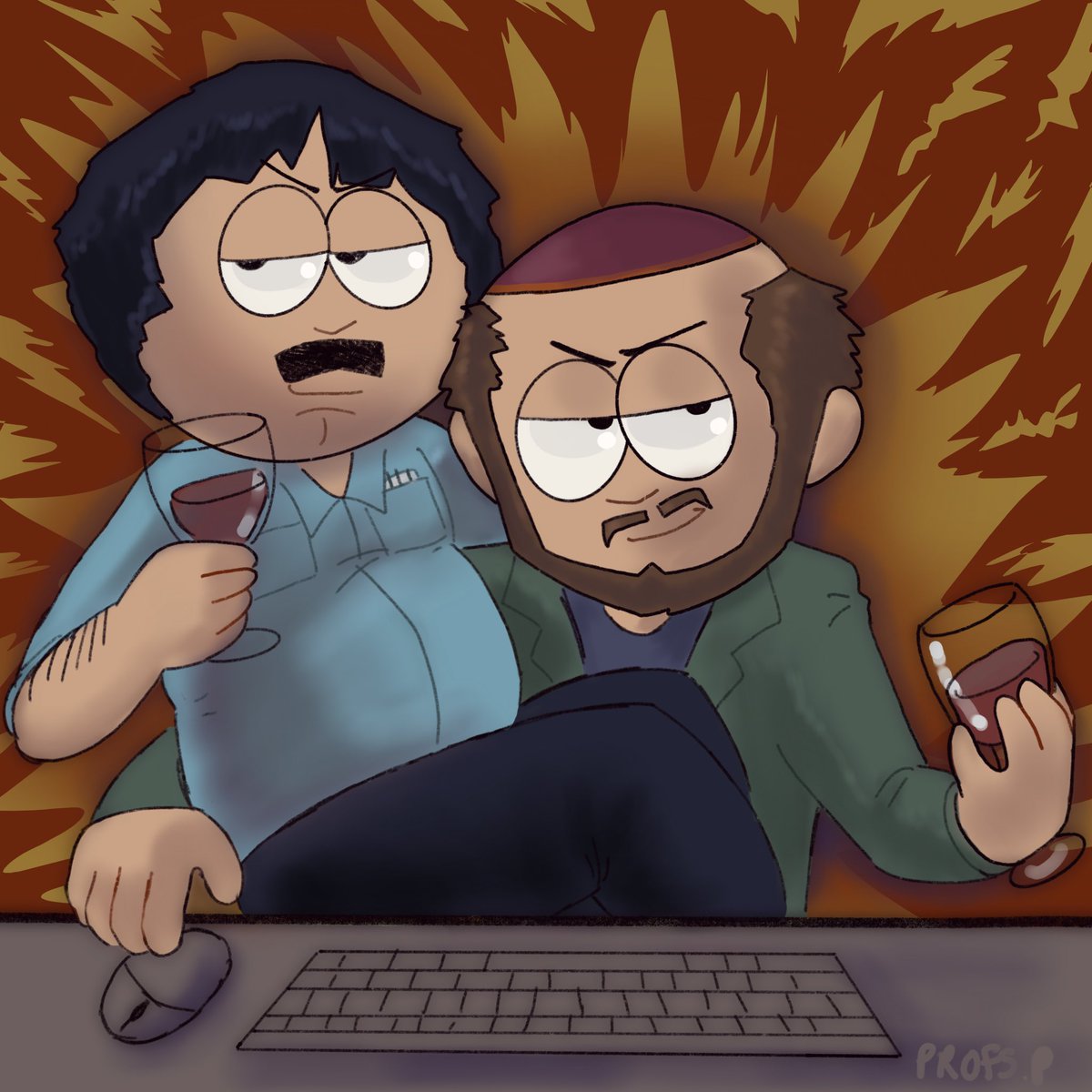 leobaz00ka's tweet photo. Finally finished @nik0tinx_ #SouthPark #gerandy #dtiys https://t.co/ILIGjII8Md