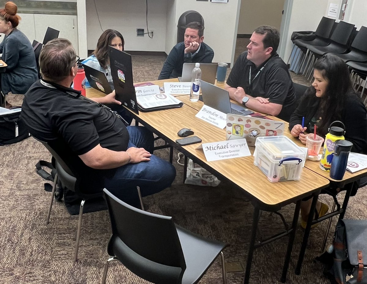 JaniceMCase's tweet image. “Educators are so lucky… they get the summer off.” Ha! Our @CtrEdEcon partners in @SanMarcosUSD didn’t get the memo😂

Digging deep to determine a direction for system redesign to drive the #smusdstrategicpromise This work is NOT for the faint of heart! 
#LearningtoLeading