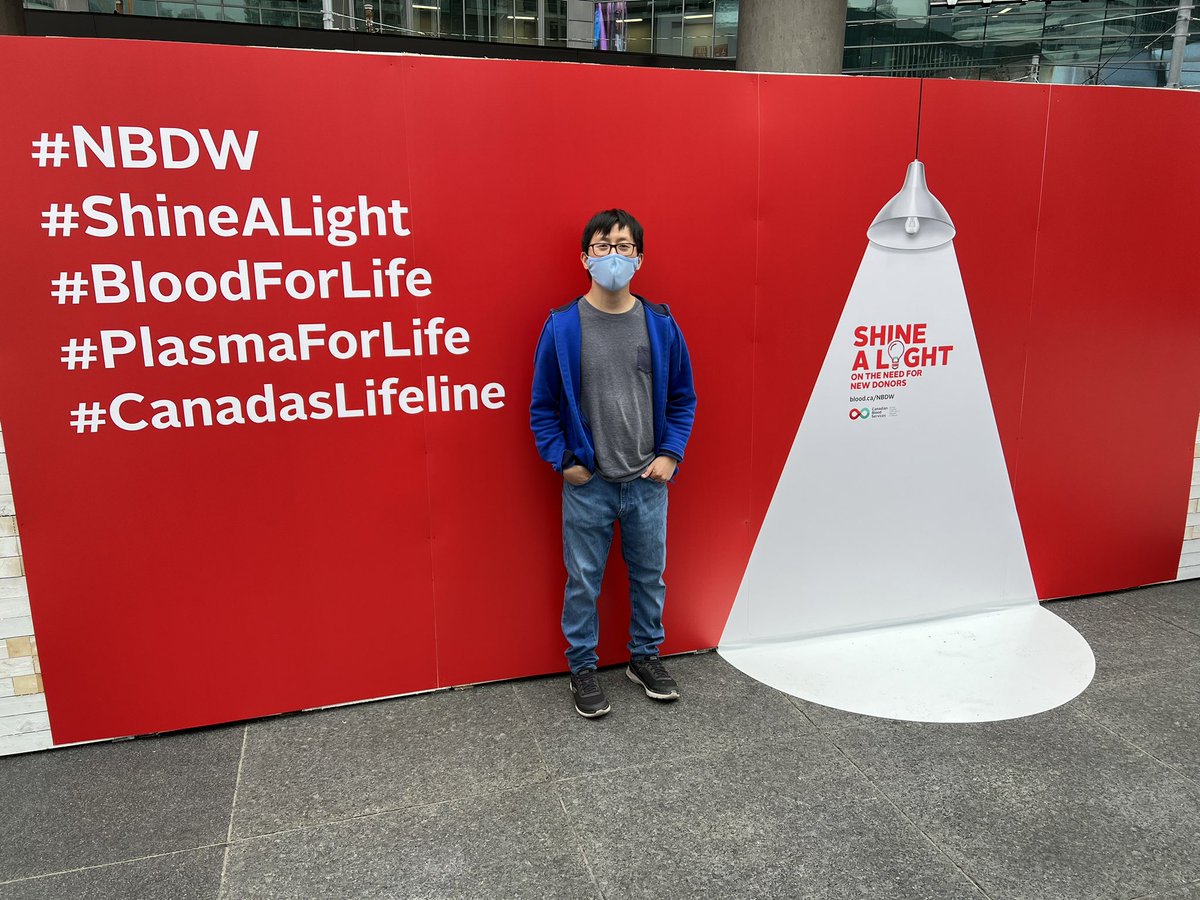 Let’s donate some blood. #nbdw #shinealight #bloodforlife
#plasmaforlife
#canadaslifeline