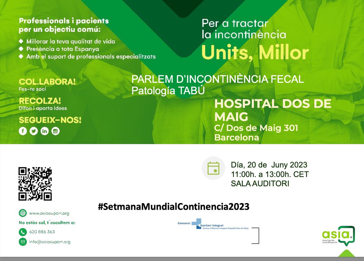 InconAsia's tweet photo. #dejadeescapar2023 #Semanamundialcontinencia2023 #Jornada presencial en @HOSPITALDOSMAYO para #pacientes  junto a la Dra. @lcalemany #DraKarlaRojas #Fisioterapeutas #lourdespatiño #VictoriaLozano IS esperamos!!! 👇🏻👇🏻👇🏻👇🏻👇🏻 https://t.co/nEswmF2WWN
