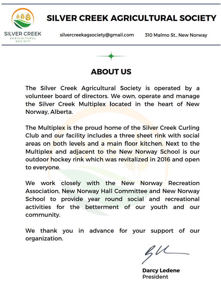 dledene's tweet image. Get your tickets, thanks in advance for your support of the Silver Creek Agricultural Society and the Silver Creek Multiplex. Send me a DM for tickets through e-transfer! 

@gordbamford can we get a #retweet for your neighbour’s in New Norway :)

#golf #camrose #albertagolf