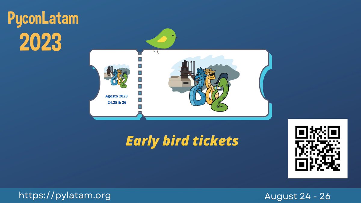 PyLatam's tweet image. ¡No dejes pasar la oportunidad de asistir a la imperdible #PyConLatam23!🚀🐍

Sumérgete en el mundo del #Python y conecta con apasionados desarrolladores en esta increíble conferencia.🚀

¡Consigue tu boleto a precio especial!👇
pylatam.org

#PyConLatam
#PyCon
#Latam