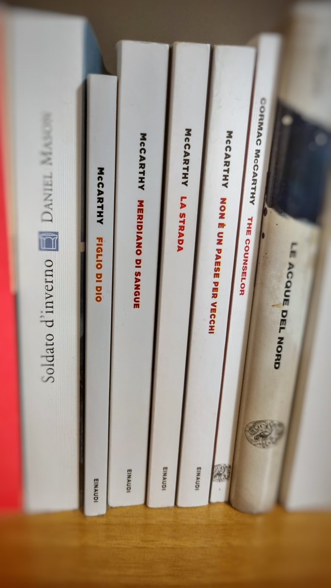 Non smetterò di rileggerti. #cormacmccarthy