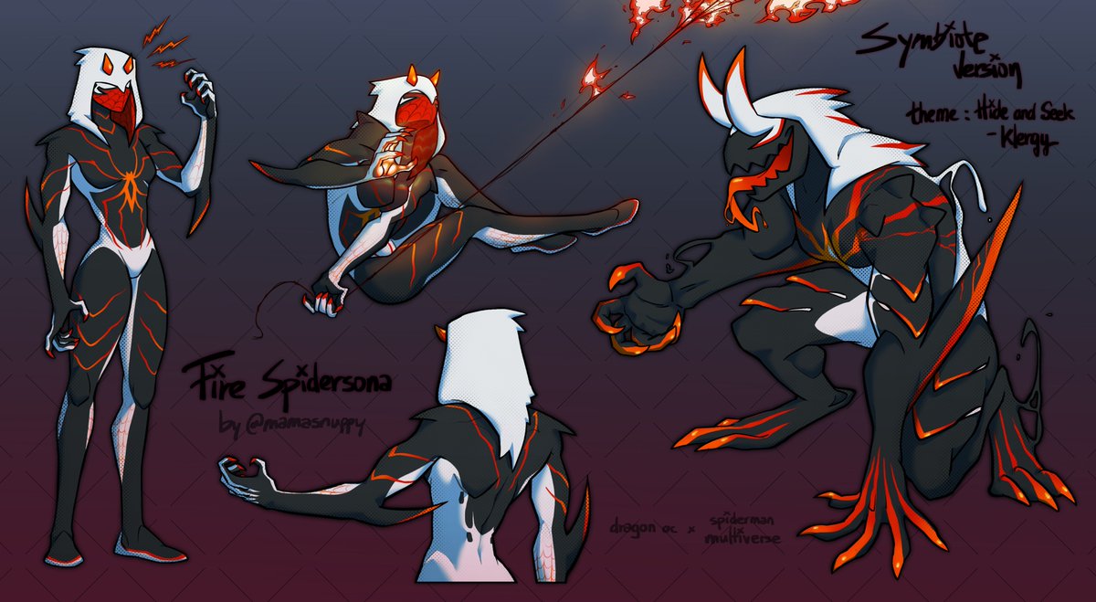Turns my dragon into a spider

#SpiderVerse #SpiderManAcrossTheSpiderVerse #spidersona #spidersociety