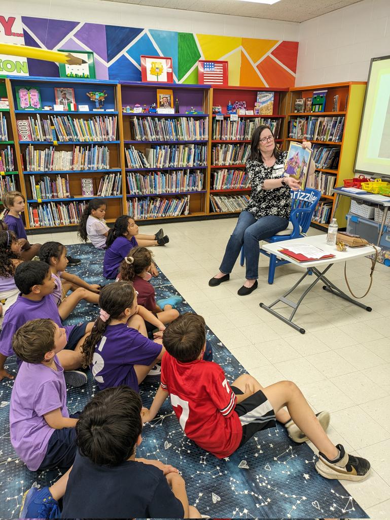 GayheadLibrary's tweet image. The Gayhead Library had a special visit from Ms. Cathy, Children's Librarian at the EF Community Library. She spoke to our 2nd graders and told them about all of the fun-filled activities that are being held there this summer.
@WCSDEmpowers 
@GayheadWCSD 
@GayheadPTA 
@ASchout10