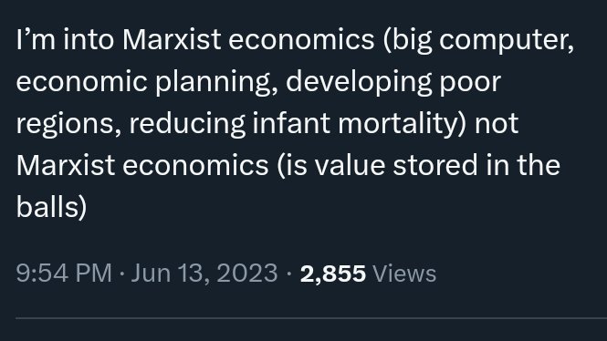 Marx, famous for never criticizing value and dedicating instead his life to more efficient ways of producing it