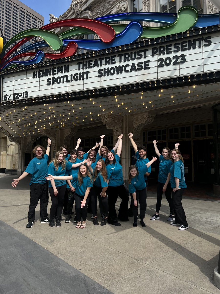 They are ready to take the Spotlight tonight! 

The cast and crew of our spring play-The Play That Goes Wrong will be performing tonight at the State Theatre in Minneapolis at the Spotlight Showcase. The cast and crew will perform a feature from the play as part of the showcase!