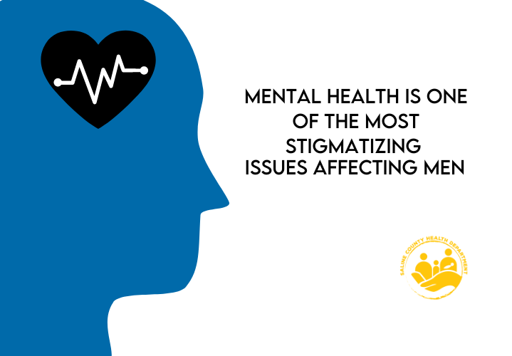 Many men struggle with their mental health &amp; the stigma that surrounds it. Men are less likely than women to seek help for depression, substance misuse, and stress levels. 

For more information conta.cc/3oXCr0r

#MensHealthWeek