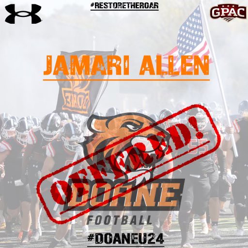 After a great talk with <a href="/Coach_MDixon/">Michael Dixon</a> I am blessed to receive an offer from Doane <a href="/DoaneFootball/">DoaneFootball</a>!!