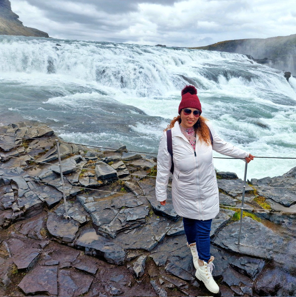 Gaby_GVG's tweet image. #GullfossWaterfall 🇮🇸 
When the life says: is now!!!!