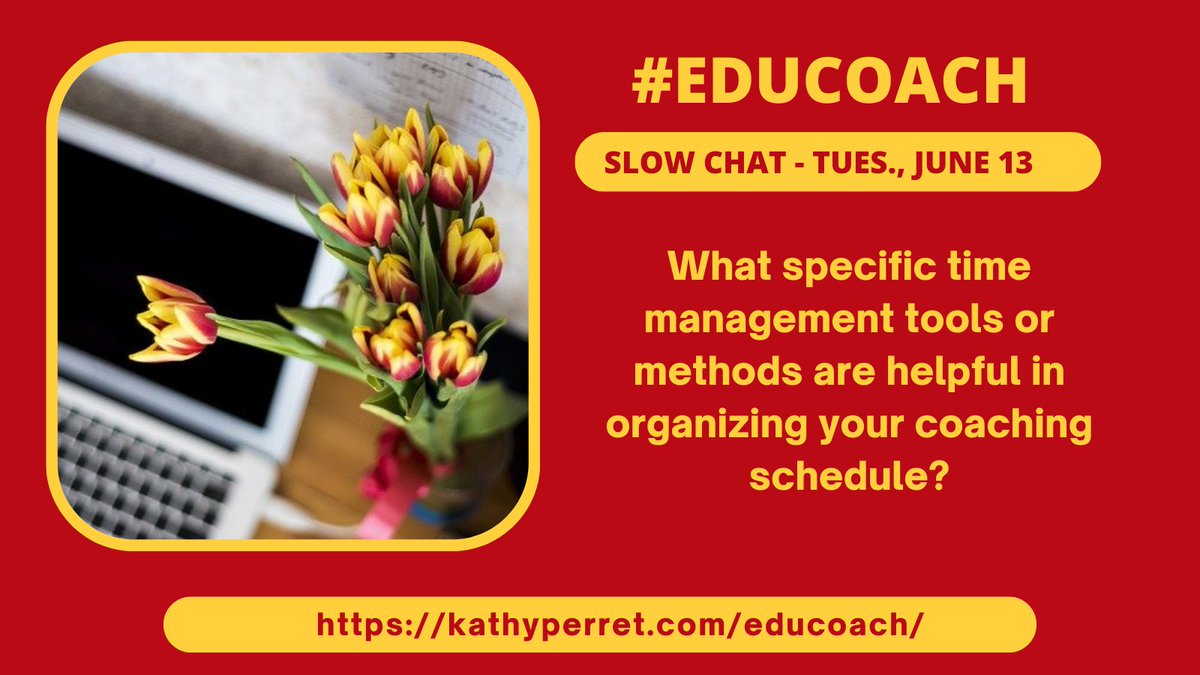 HappyTuesday! Here is our #educoach Slow Chat question of the day! We will post one question per weekday instead of our weekly chat for a few weeks. Remember to use the #educoach hashtag in your reply. Submit questions here: docs.google.com/forms/d/e/1FAI…